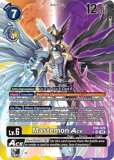 Mastemon ACE (Alternate Art) Infernal Ascension Super Rare Digimon card — value and price