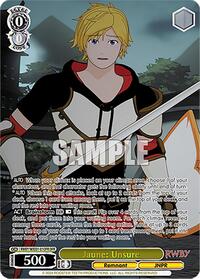 Jaune: Unsure (OFR) - Rwby Premium Booster