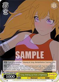 Yang: Waking up From a Nightmare - Rwby Premium Booster
