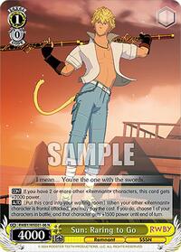 Sun: Raring to Go - Rwby Premium Booster