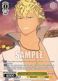 Sun: Raring to Go (OFR) - Rwby Premium Booster