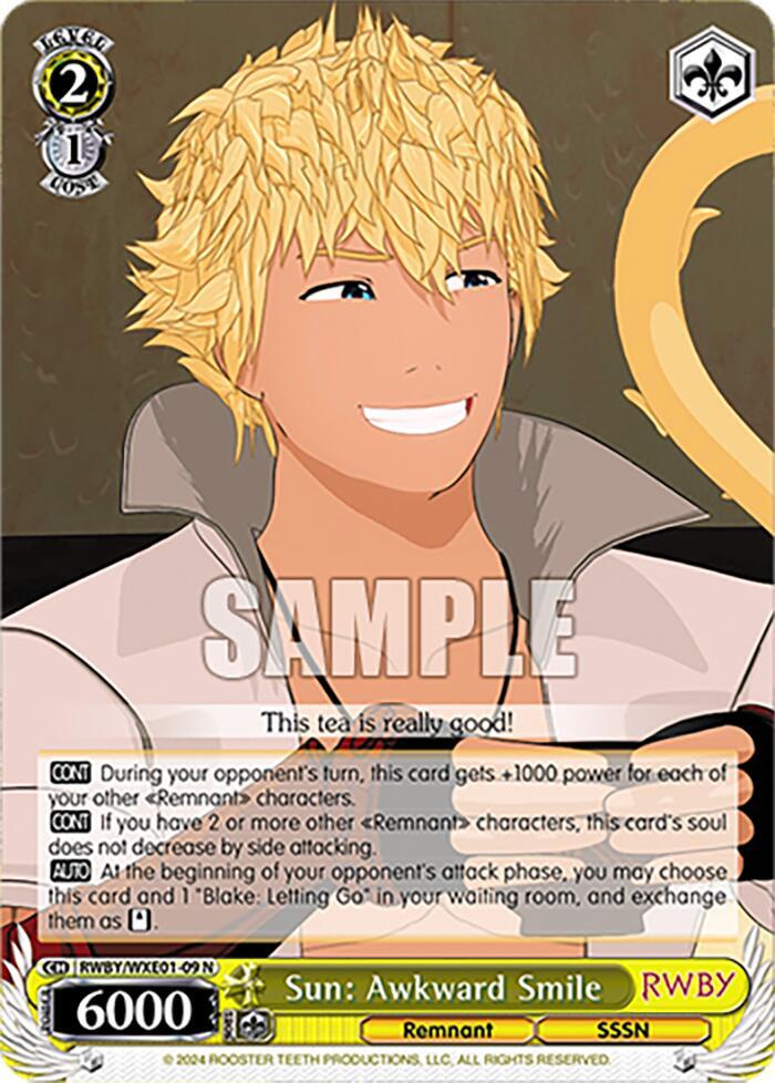 Sun: Awkward Smile