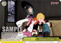 Moment of Peace - Rwby Premium Booster