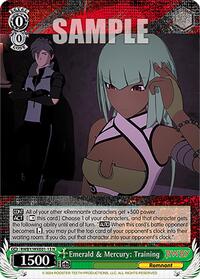 Emerald & Mercury: Training - Rwby Premium Booster