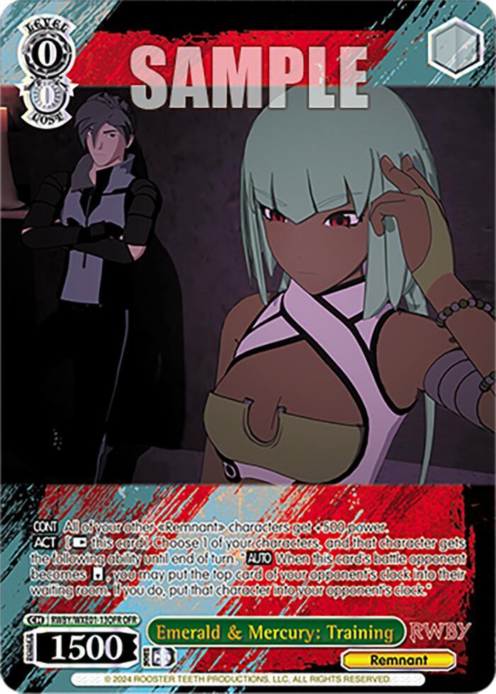 Emerald & Mercury: Training (OFR)