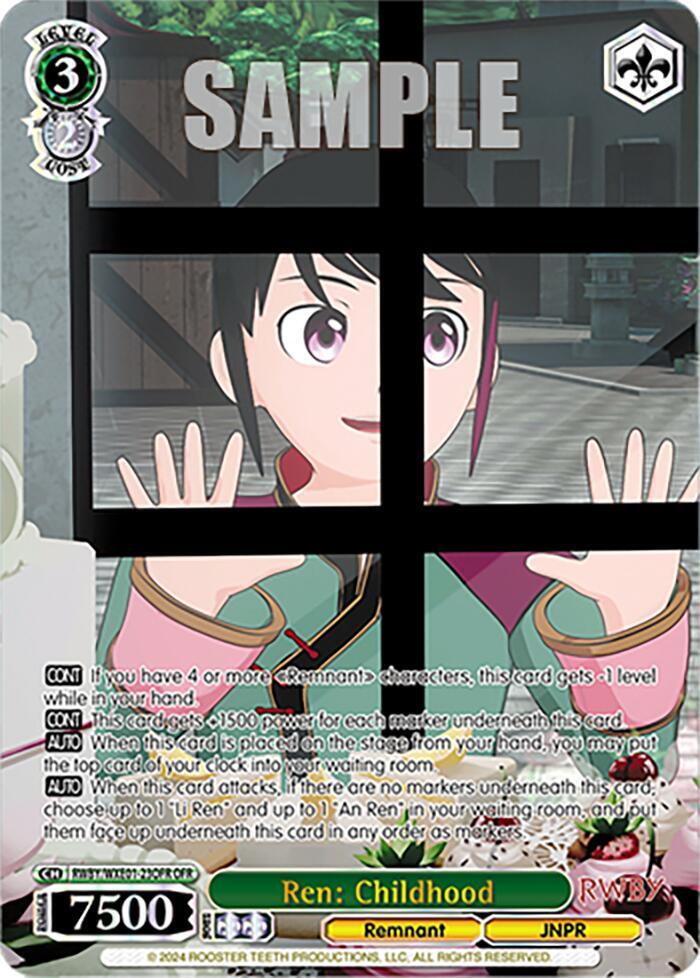 Ren: Childhood (OFR)