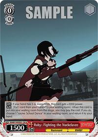 Ruby: Fighting the Nuckelavee - Rwby Premium Booster