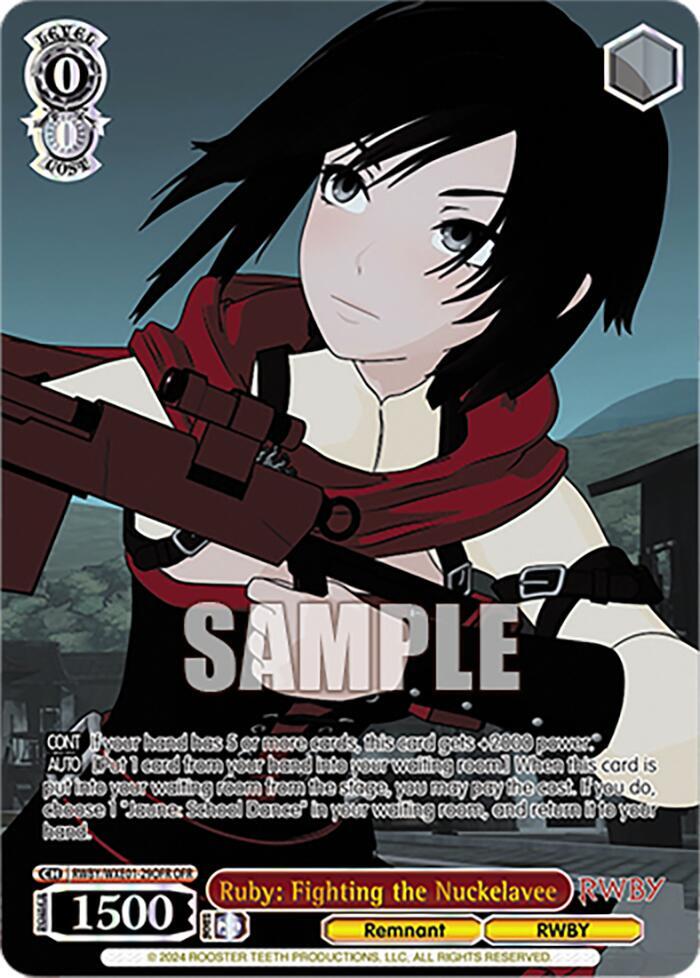 Ruby: Fighting the Nuckelavee (OFR) - RWBY Premium Booster - Weiss