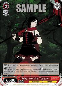 Ruby: Working Together - Rwby Premium Booster