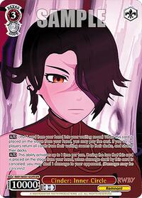 Cinder: Inner Circle (OFR) - Rwby Premium Booster