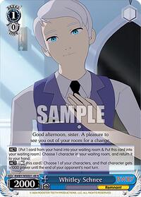 Whitley Schnee - Rwby Premium Booster