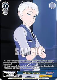 Whitley Schnee (OFR) - Rwby Premium Booster
