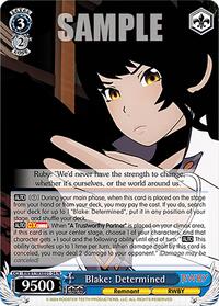 Blake: Determined - Rwby Premium Booster