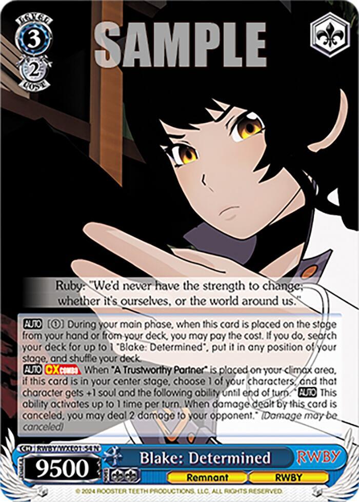Blake: Determined