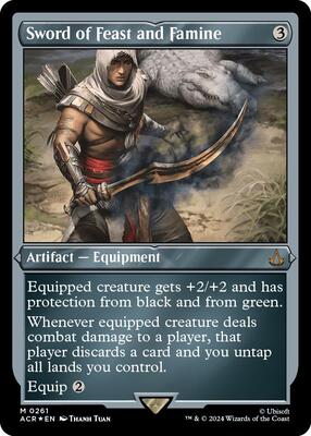 Sword of Feast and Famine (Foil Etched) - Universes Beyond