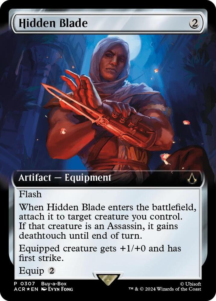 Hidden Blade (Extended Art) - Buy-A-Box Promos - Magic: The