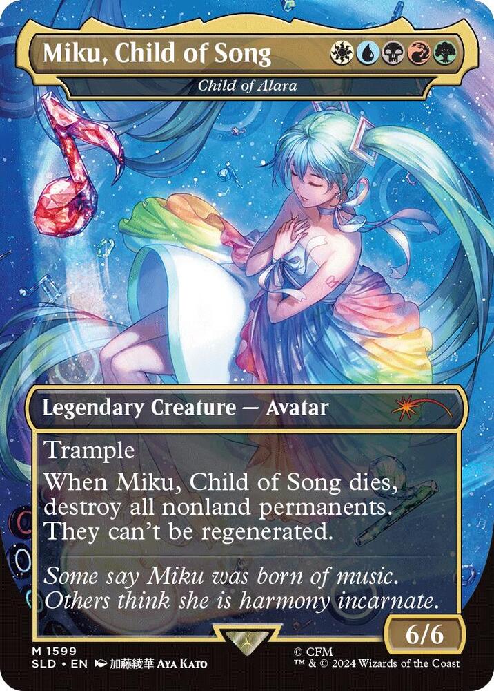サインドMiku, Child of Song & Jeweled Lotus Miku, Child of Song - Child of Alara - Secret Lair Drop