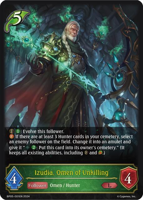 Izudia, Omen of Unkilling