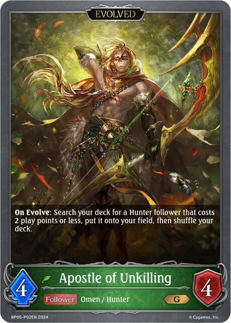 Apostle of Unkilling (Evolved) - P02EN (Foil)