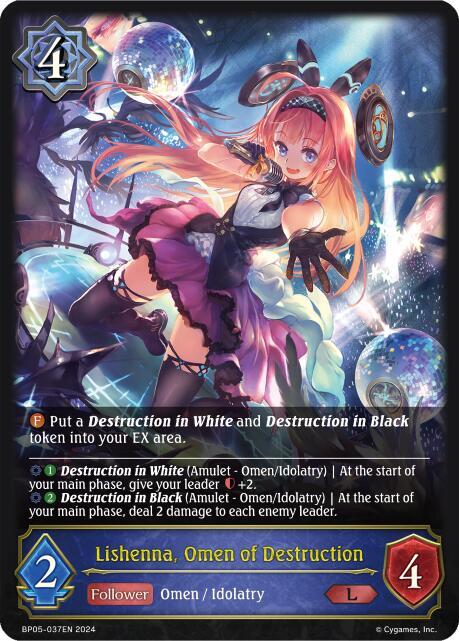 Lishenna, Omen of Destruction - BP05: Omens Eternal - Shadowverse