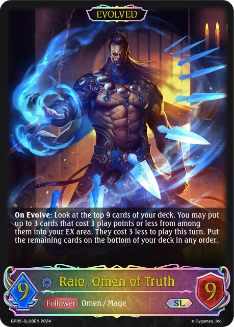 Raio, Omen of Truth (Evolved) (SL)