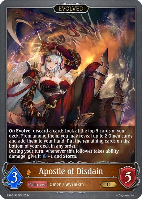 Apostle of Disdain - P24 (Evolved) (Foil)