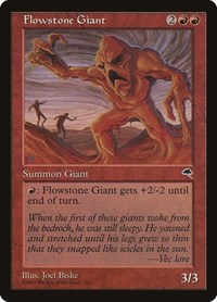 Flowstone Giant - Tempest - Magic: The Gathering card