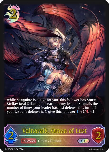 Valnareik, Omen of Lust (SL)