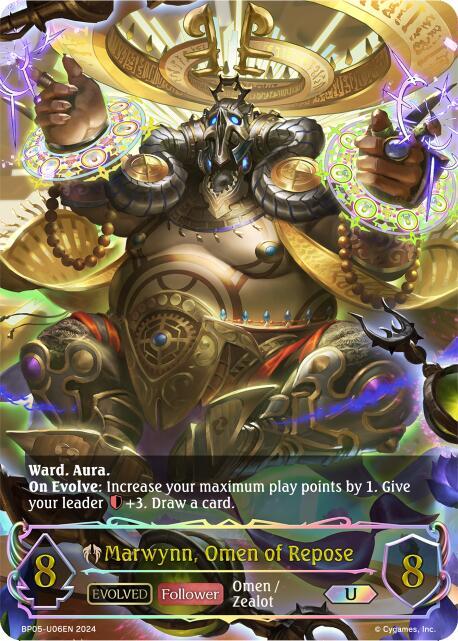 Marwynn, Omen of Repose (U) - BP05: Omens Eternal - Shadowverse