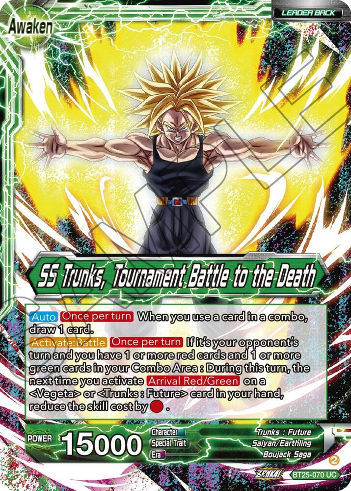 Trunks // SS Trunks, Tournament Battle to the Death - Legend of