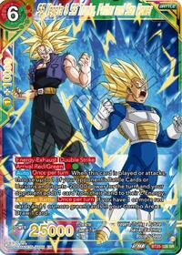 SS Vegeta & SS Trunks, Father and Son Power card art