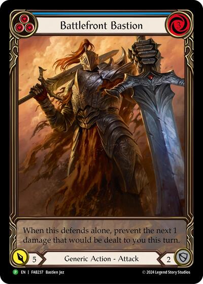 Battlefront Bastion (Blue) - FAB237 Flesh and Blood: Promo Cards card price