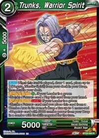 Trunks, Warrior Spirit card art