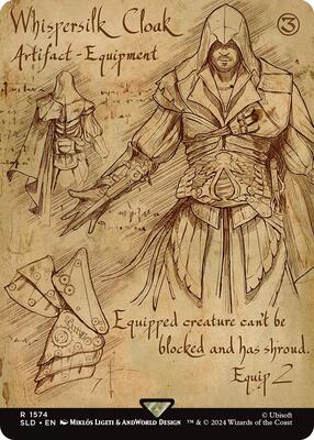 Whispersilk Cloak #1574 – Secret Lair Drop Series (Rare)