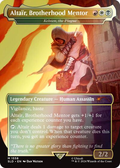 Altair Brotherhood Mentor Kelsien the Plague Rainbow Foil