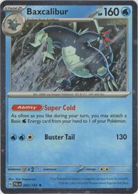 Baxcalibur - 060/193 (Cosmos Holo) #060/193 from Blister Exclusives Pokemon card image