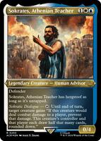 Sokrates, Athenian Teacher (Foil Etched) - Universes Beyond