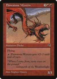 Flowstone Wyvern - Tempest - Magic: The Gathering card