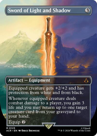 Sword of Light and Shadow Borderless