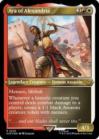 Aya of Alexandria (Foil Etched)