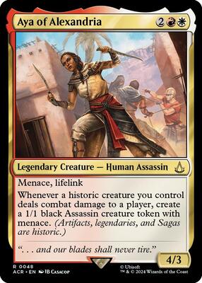ゲームセンター・ゲームカード Aya Aya of Alexandria - Universes Beyond: Assassin's Creed - Magic
