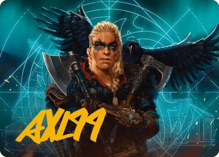 Eivor, Wolf-Kissed Art Card (Gold-Stamped Signature) - Art Series