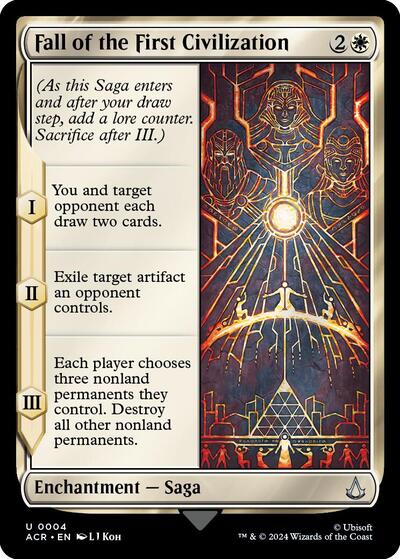 Fall of the First Civilization from ACR #4, Magic: The Gathering card