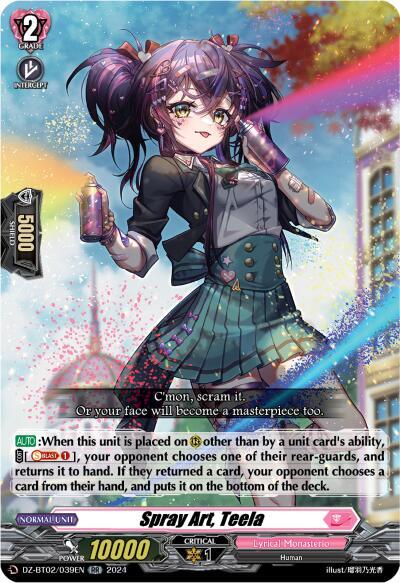 Spray Art, Teela