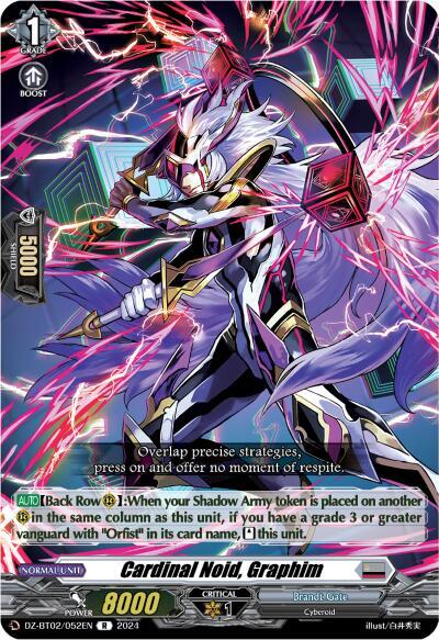 Cardinal Noid Graphim Price & Card Details — DZ-BT02: Illusionless