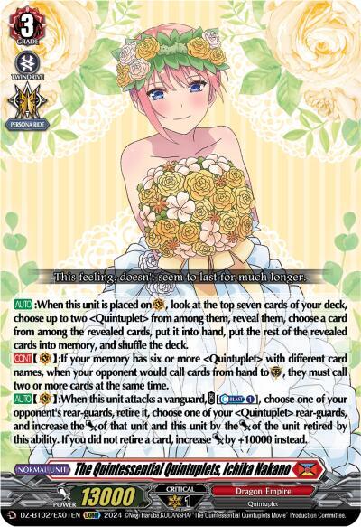 The Quintessential Quintuplets, Ichika Nakano (EXRRR)