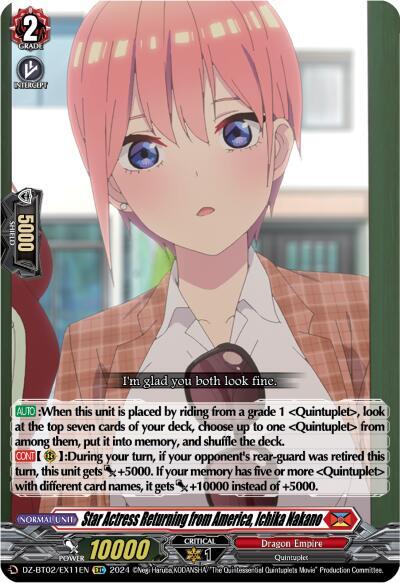 Star Actress Returning from America, Ichika Nakano (EXC)