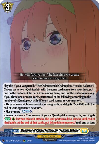 Memories of School Festival for "Yotsuba Nakano" (EXC)