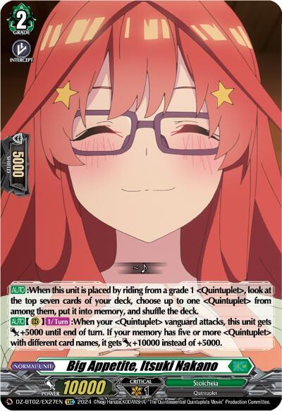 Big Appetite, Itsuki Nakano (EXC)