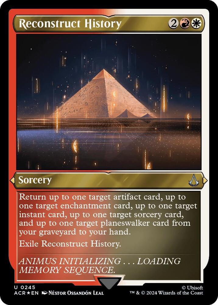 Reconstruct History (Foil Etched) 245 card